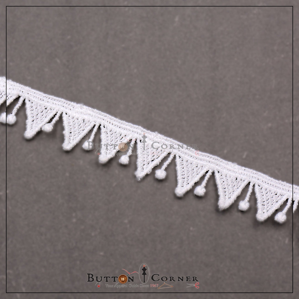 One Side Border Shuttle Lace