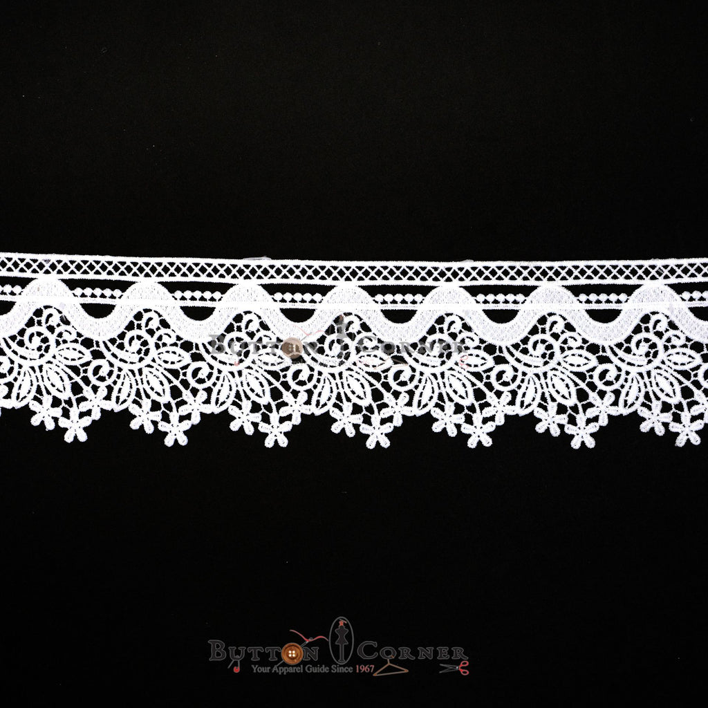 One Side Border Shuttle Lace