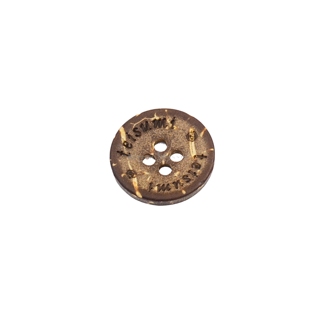 Engrave 4 Hole Round Coconut Button