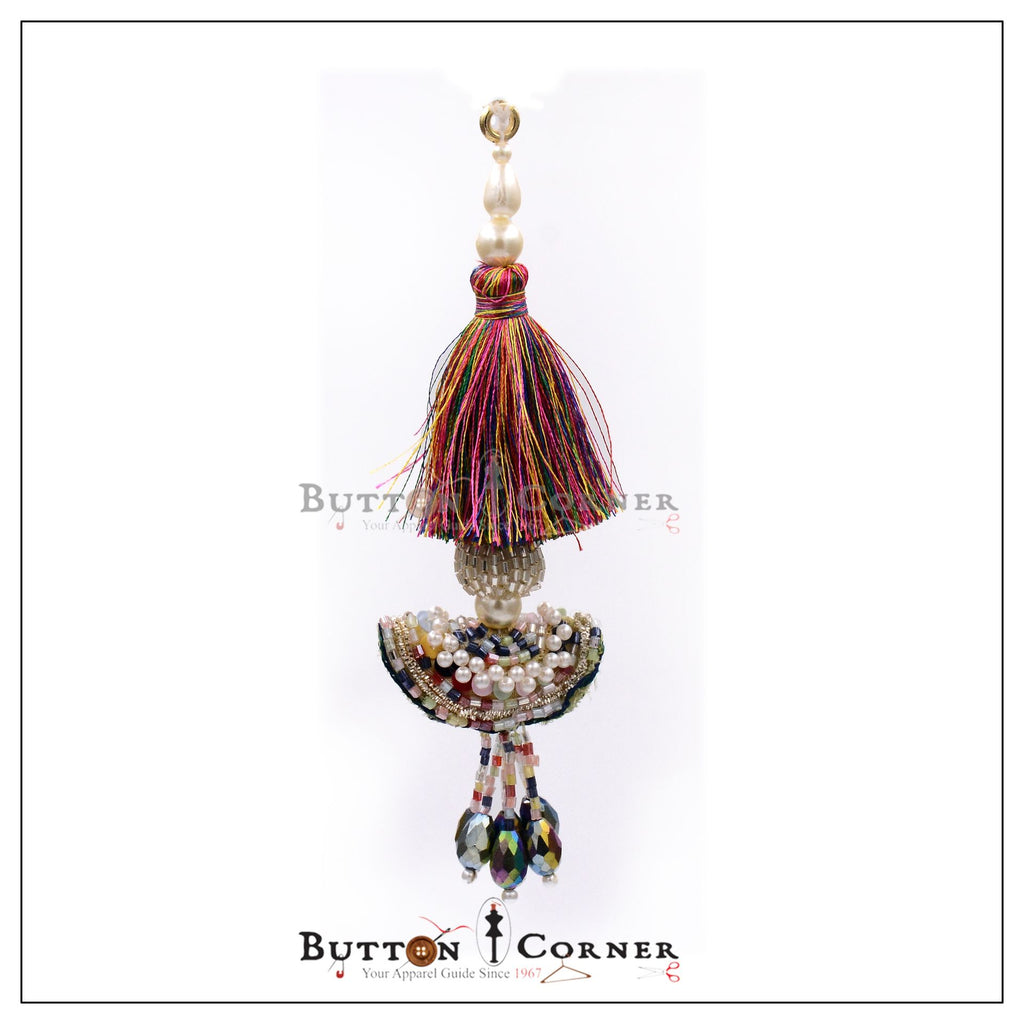 Fancy Glass Beads Tassels