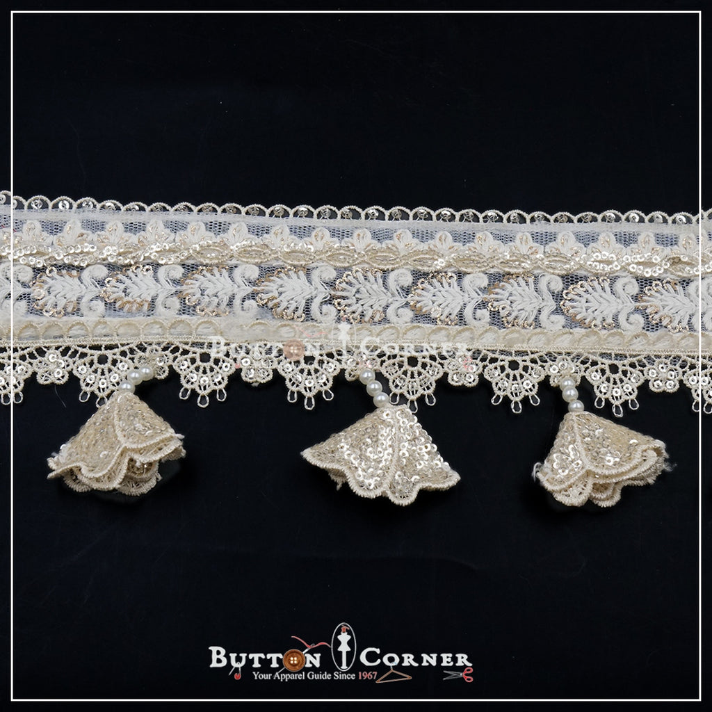 Fancy Hanging Sequence Lace