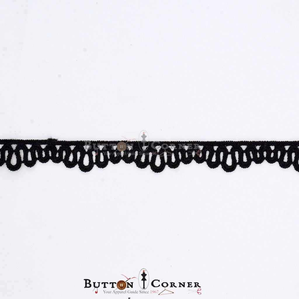 One Side Border Shuttle Lace
