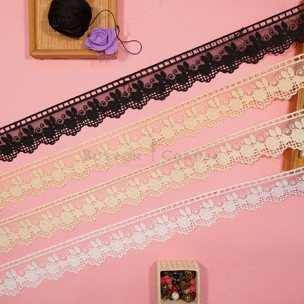 One Side Border Net Lace