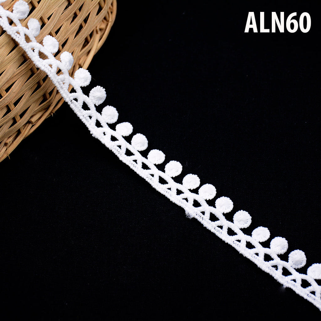 One Side Border Shuttle Lace