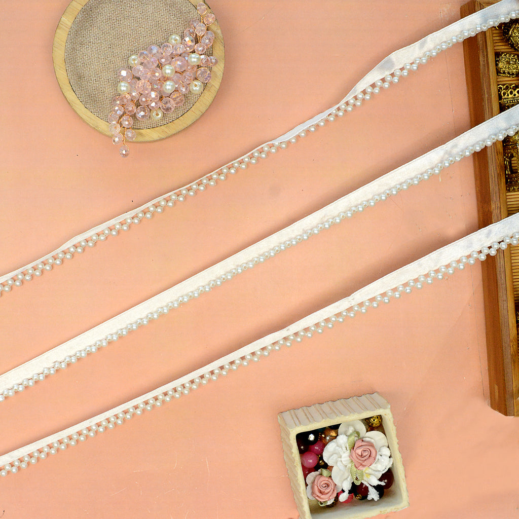 Pearl Hanging Border Lace