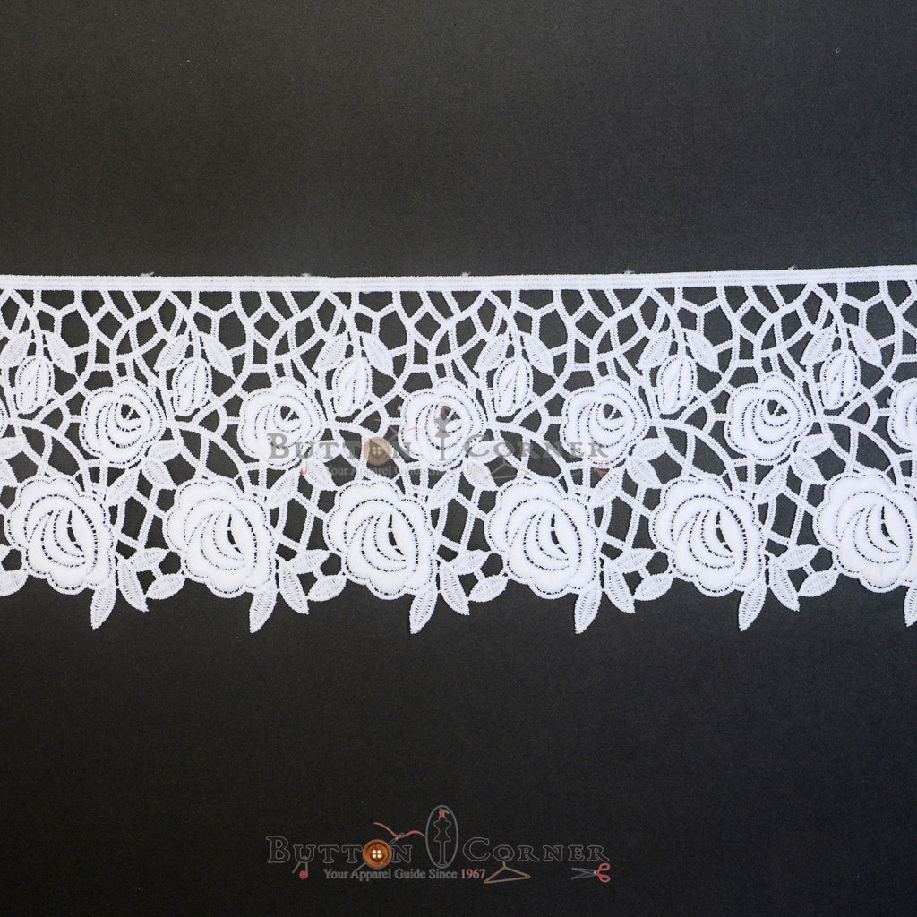 One Side Border Shuttle Lace