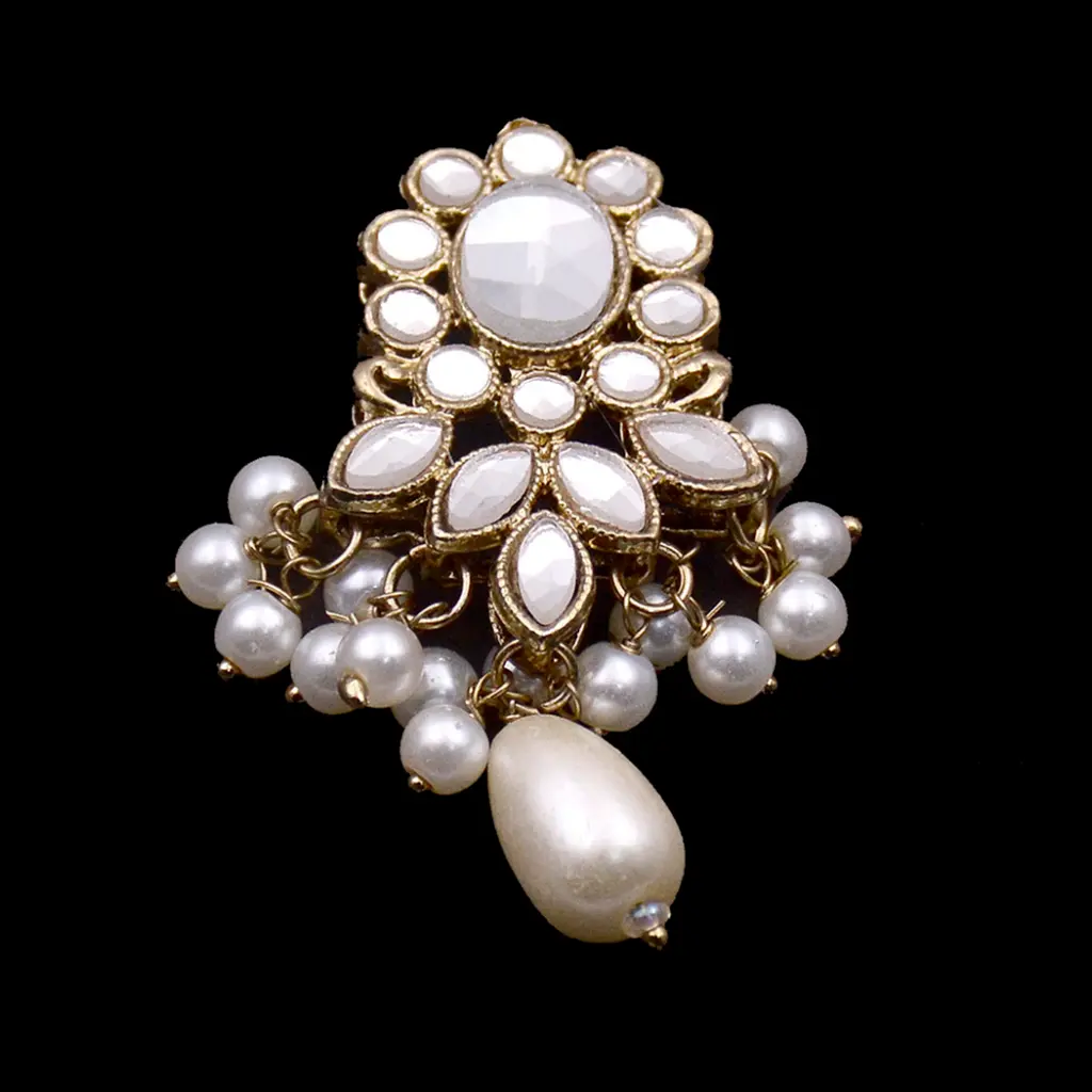 MKB-130 Fancy Metal Kundan Butt 31726.webp