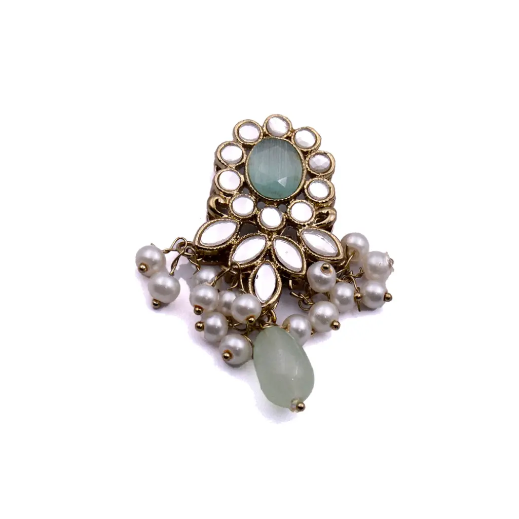 MKB-130 Fancy Metal Kundan Butt 31731.webp