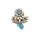 MKB-130 Fancy Metal Kundan Butt 31732.webp