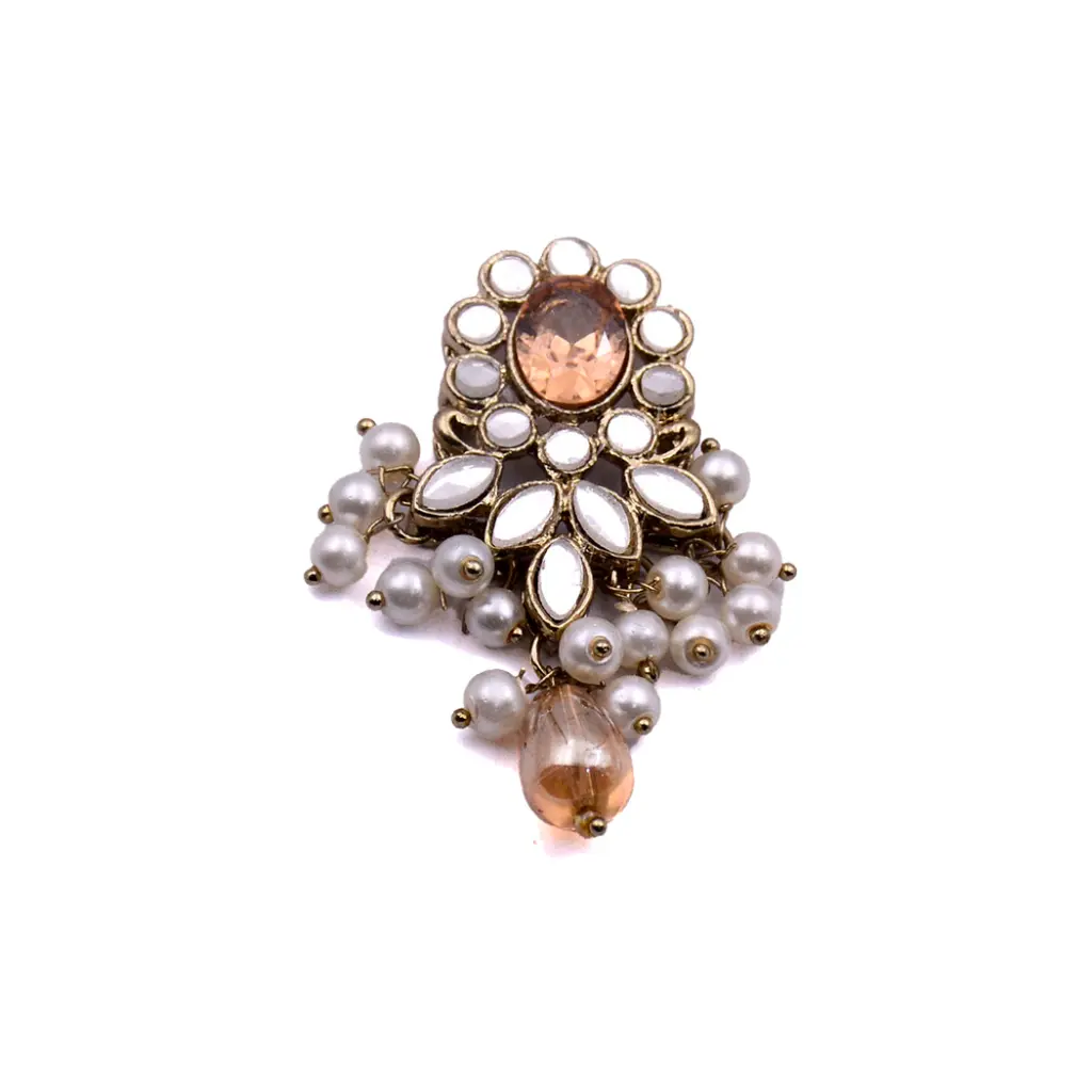 MKB-130 Fancy Metal Kundan Butt 31725.webp