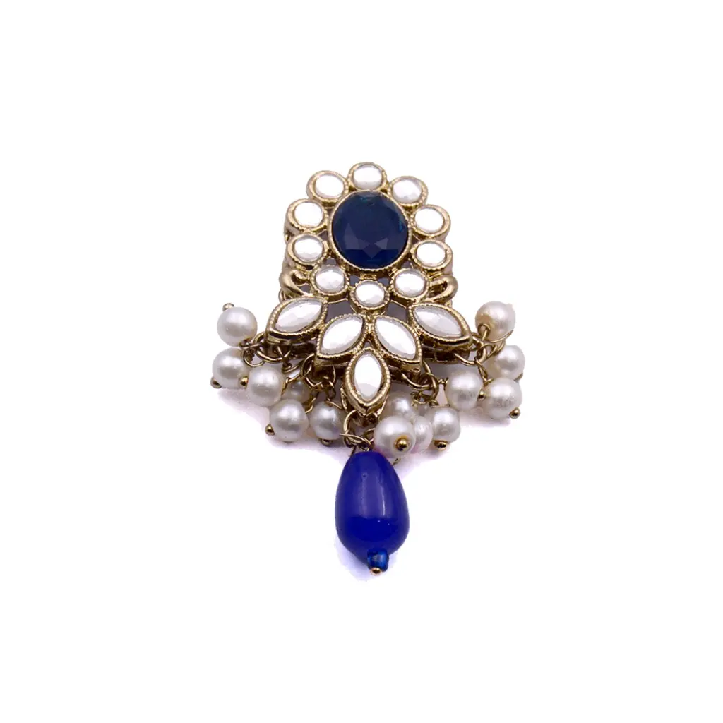 MKB-130 Fancy Metal Kundan Butt 31730.webp