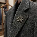 11139 Antique Metal Brooch Champagne (4).webp