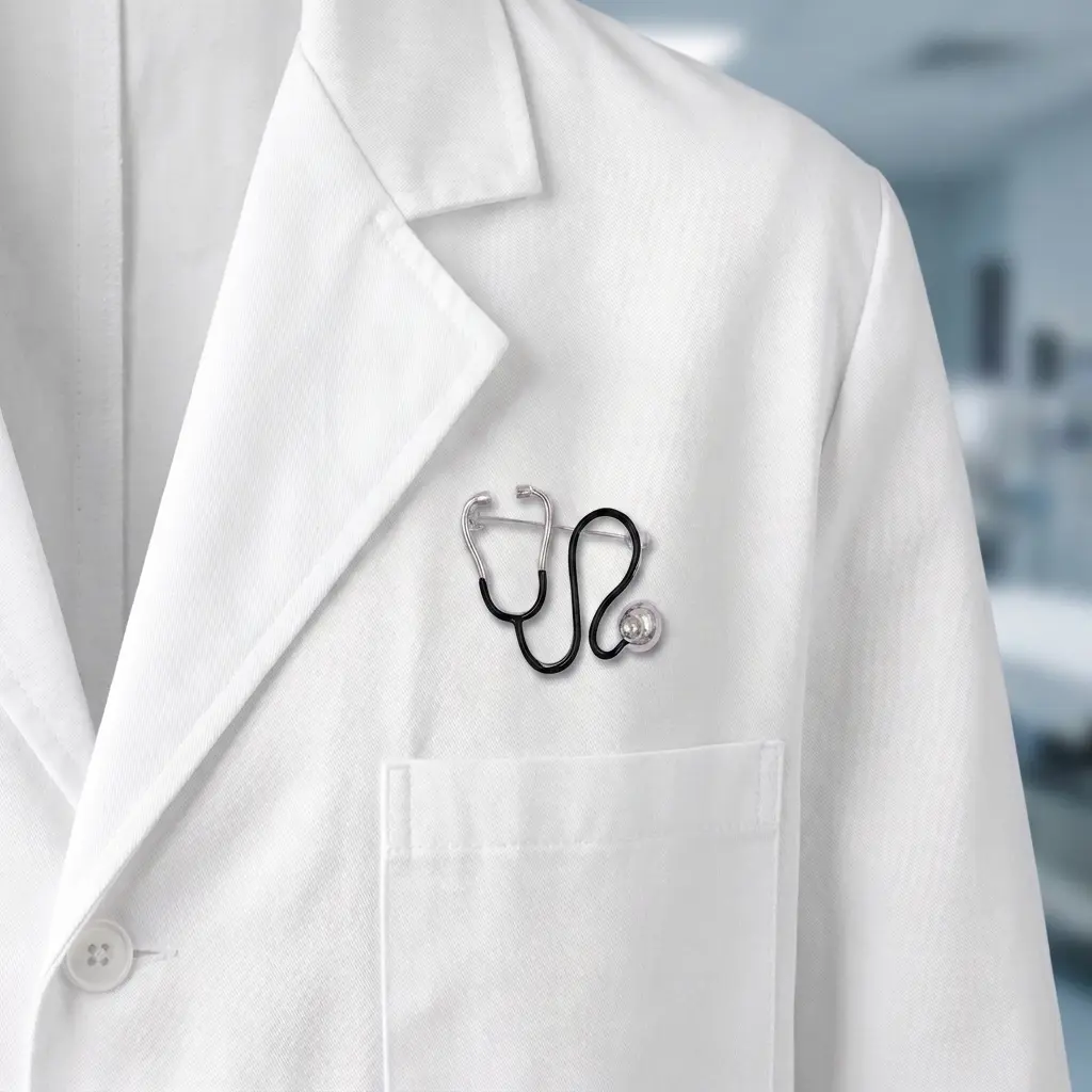 Doctors_stethoscope_brooch_lab_coat_202607151921.webp