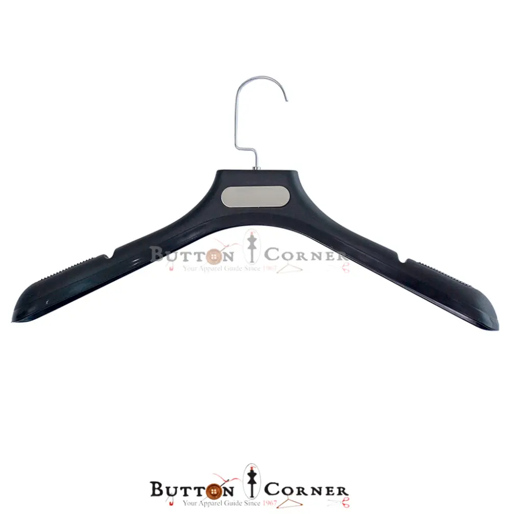 Plastic Suiting Hanger HLX234-BLK.webp