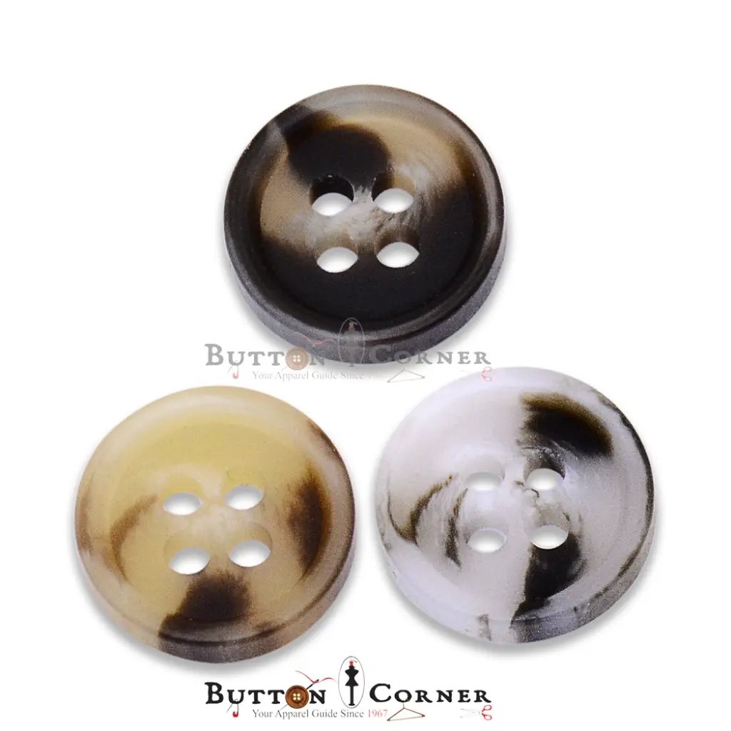 Cup Sonic Shape 4 Hole Shirt Button L9393.webp