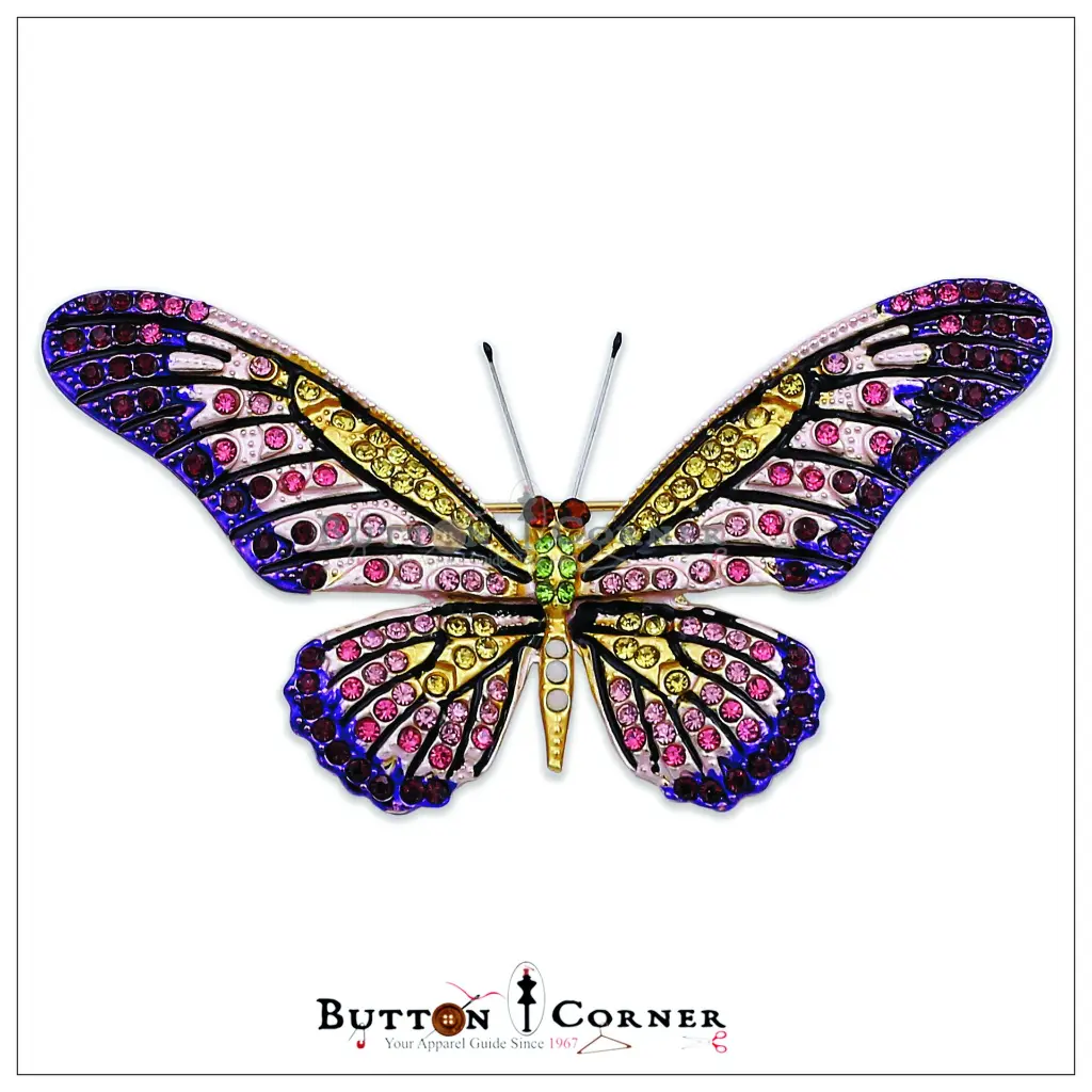 8206 African Butterfly Diamonds Purple Yellow LPink.webp