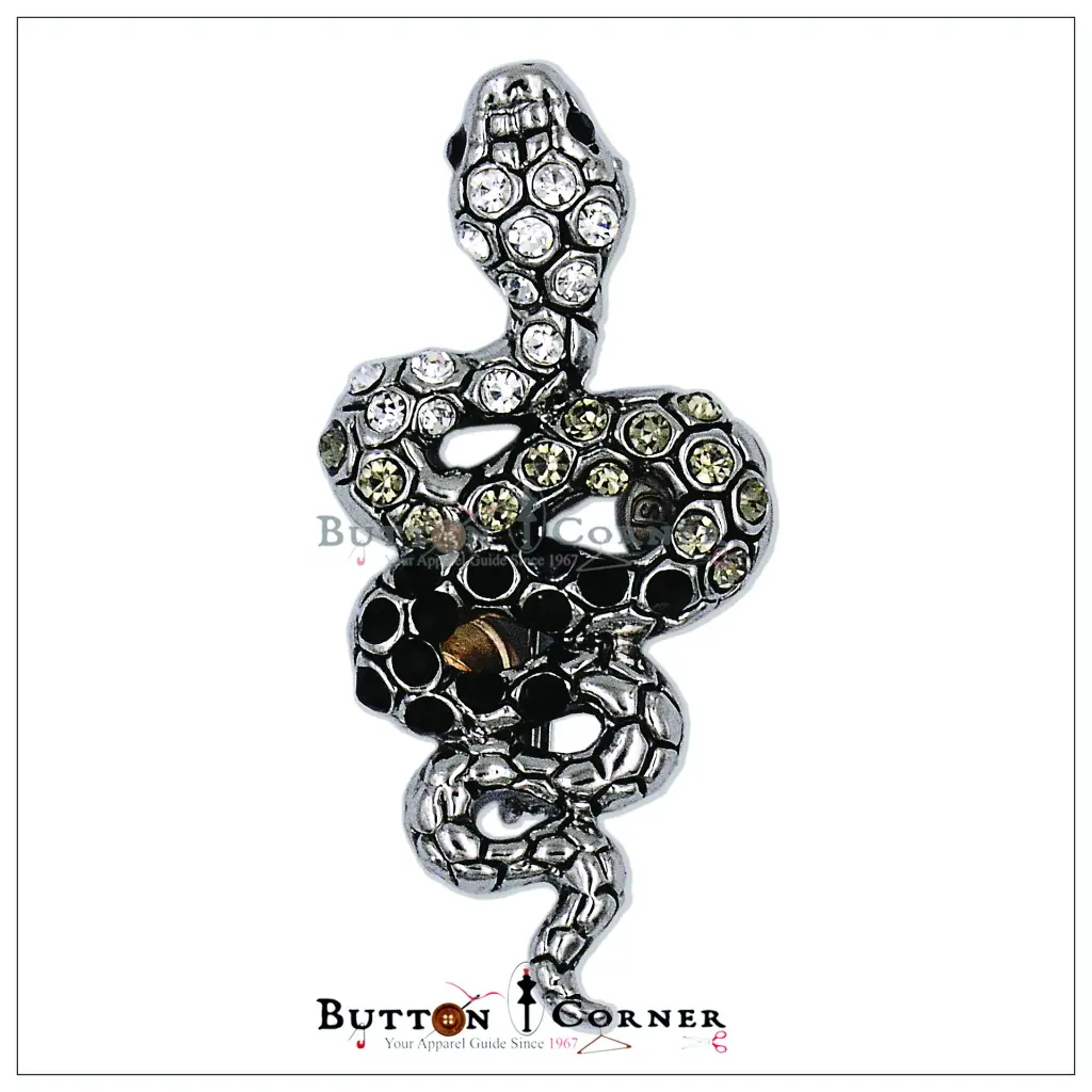 2994 Cobra Snake Brooch Diamond.webp