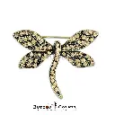 2999 Dragonfly Diamonds Brooch Champangne.webp