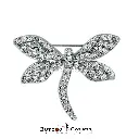 2999 Dragonfly Diamonds Brooch Silver .webp