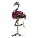 9244 Hand Made Flamingo Brooch Shocking Pink.webp
