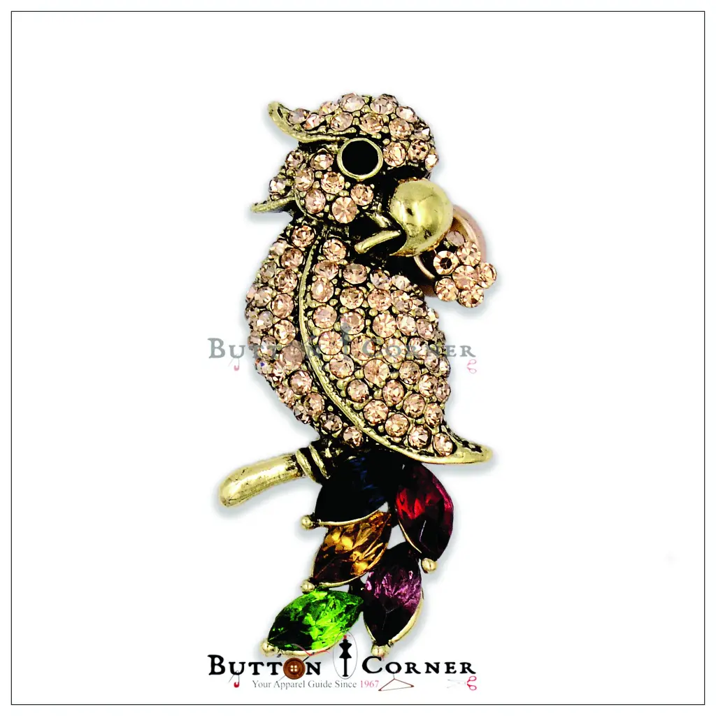 2006 Parrot Vintage Brooch.webp