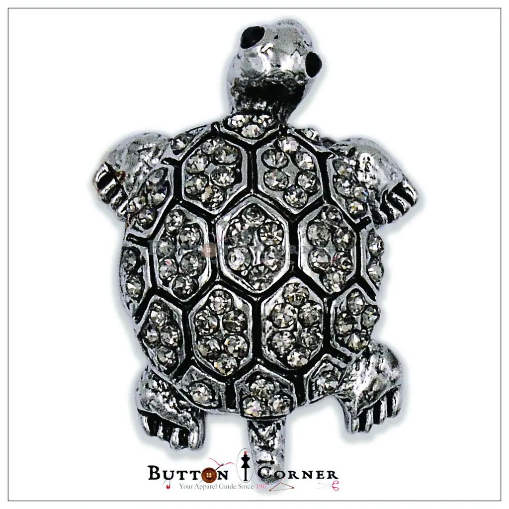 2422 Turtle Brooch Silver.webp