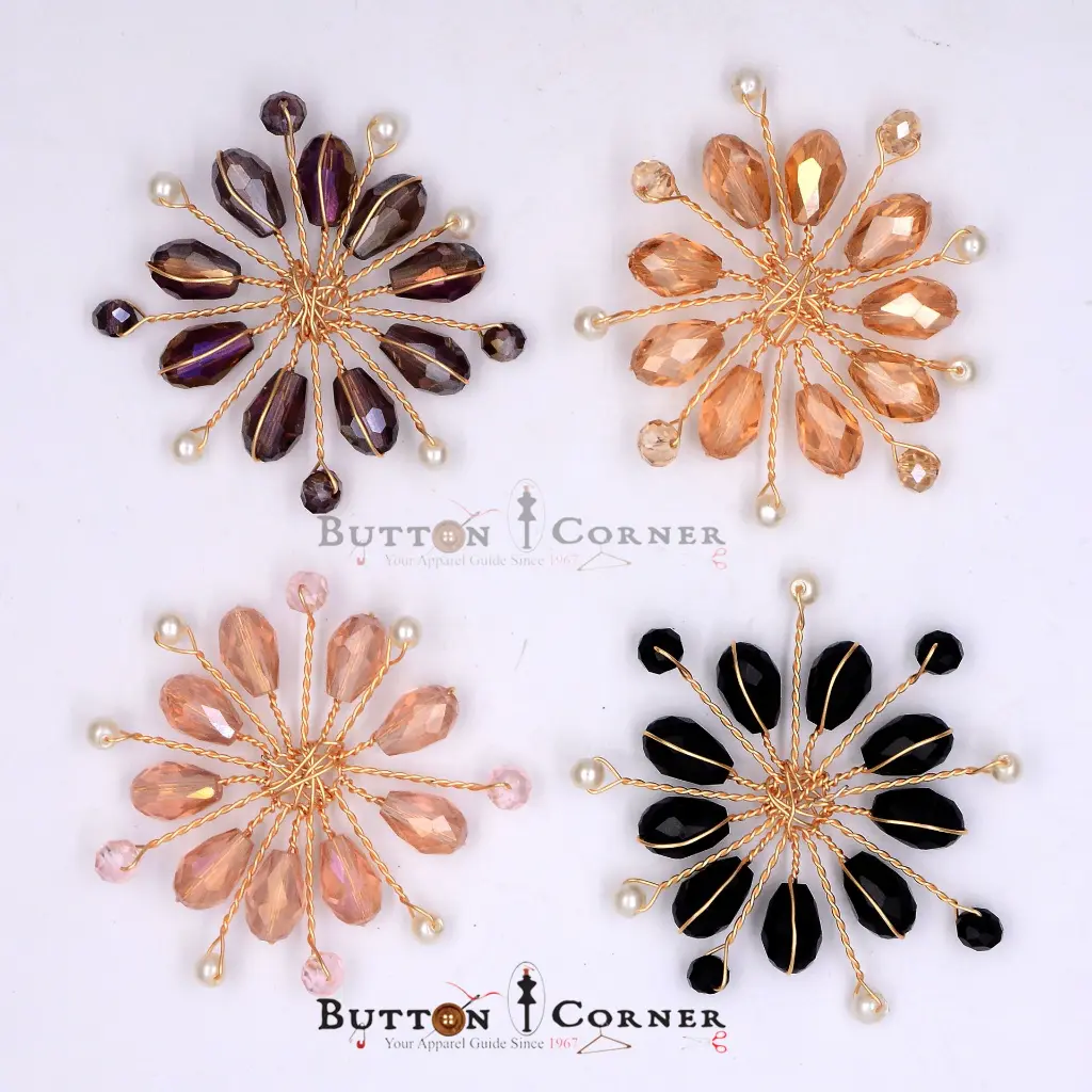 BCF043 Hand Made Flower brooches.webp