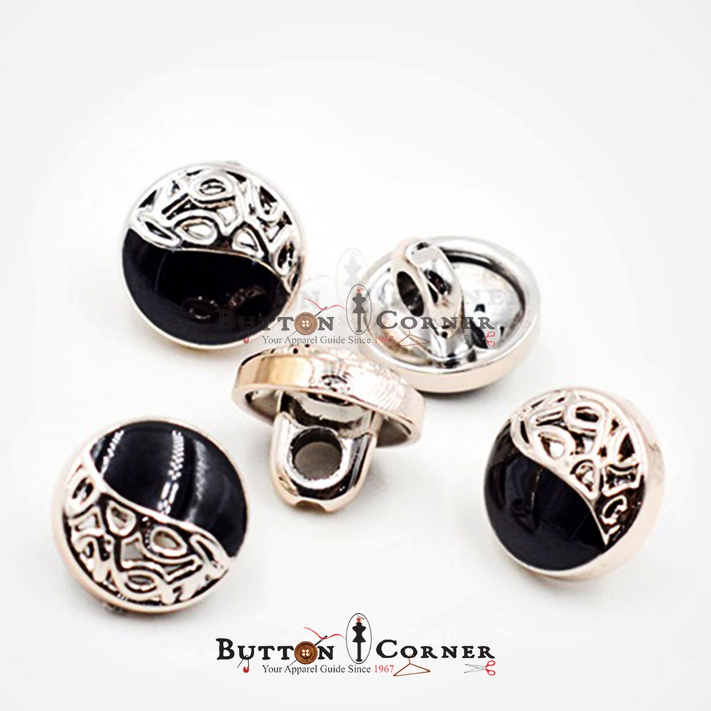 Half Side Design Round Shank Button