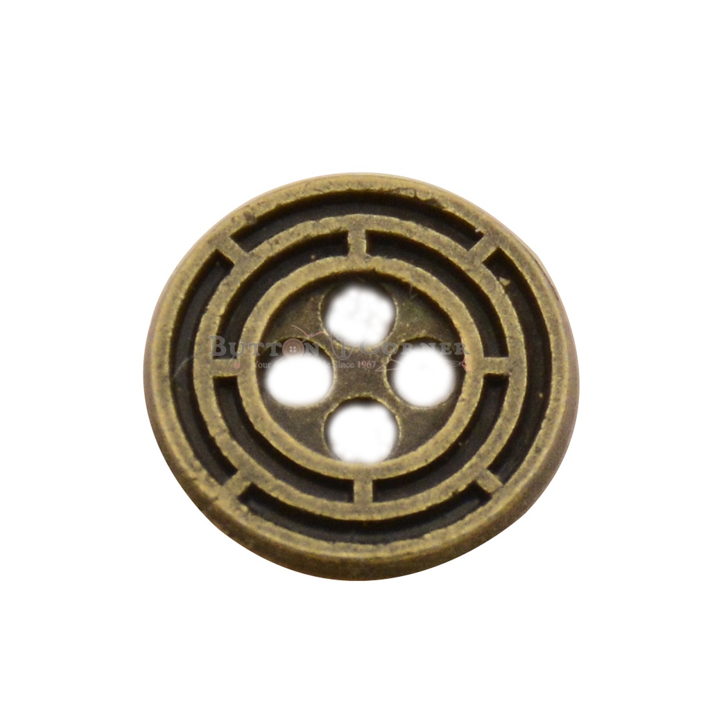 Gaming Design 4 Hole Shirt Button