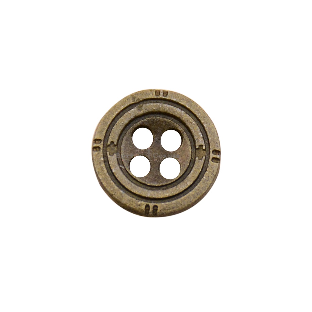 Border Cut 4 Hole Shirt Button