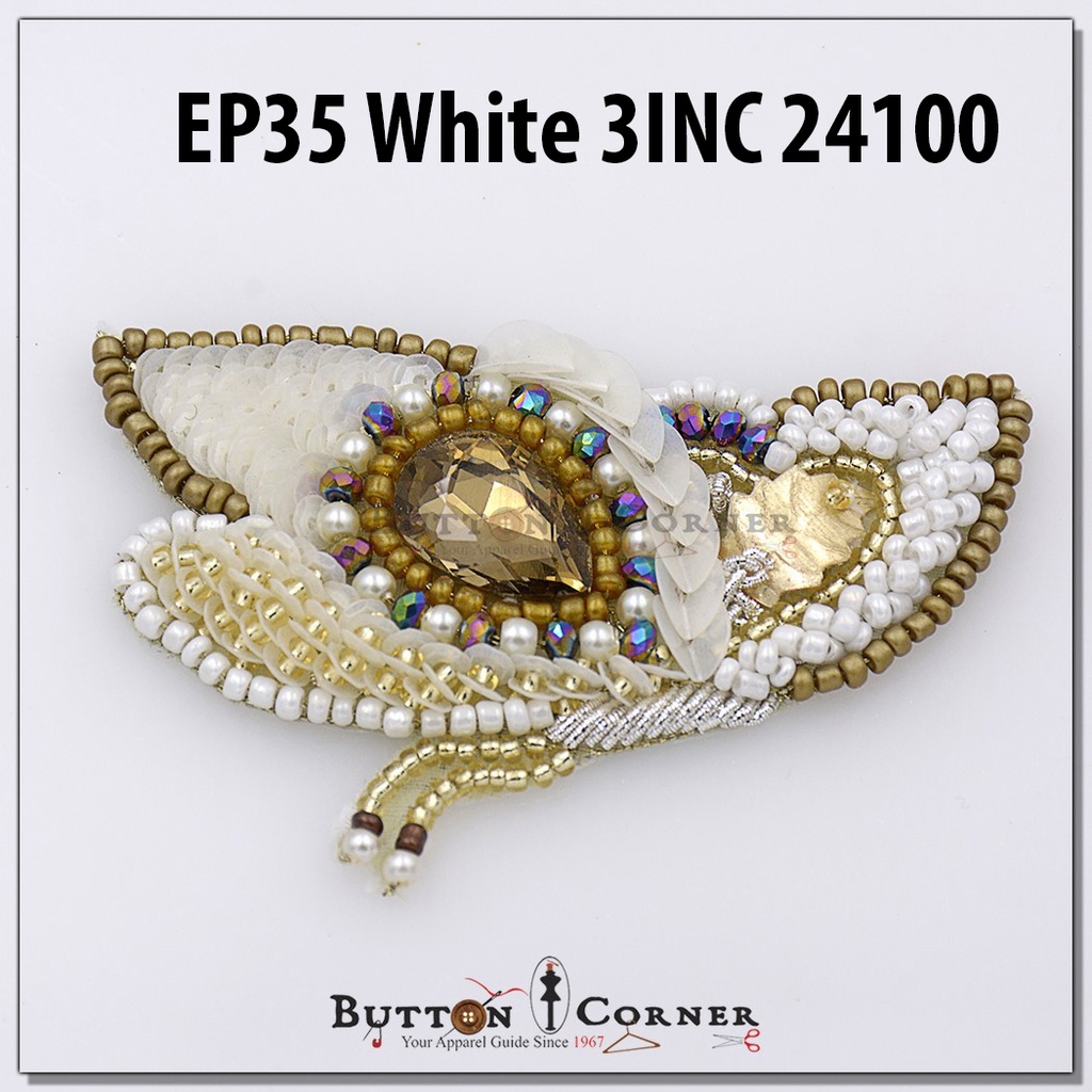 Hand Made Butterfly Glass Beads Sequence Motif