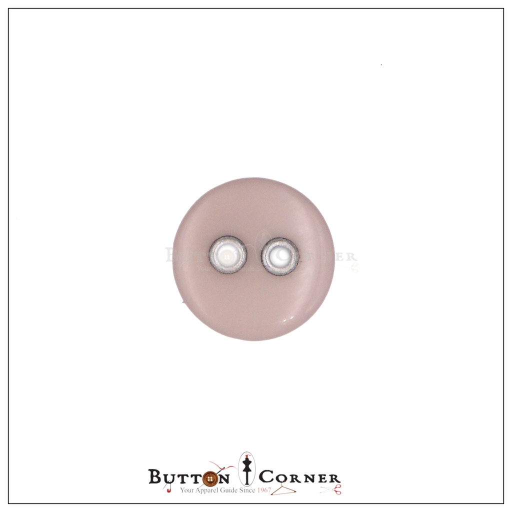 Eyelet 2 Hole Plastic Shirt Button