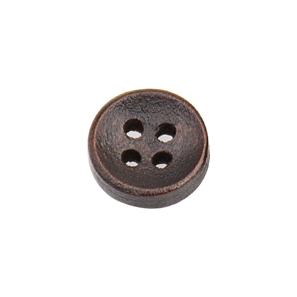 Curve Shape 4 Hole Wooden Button