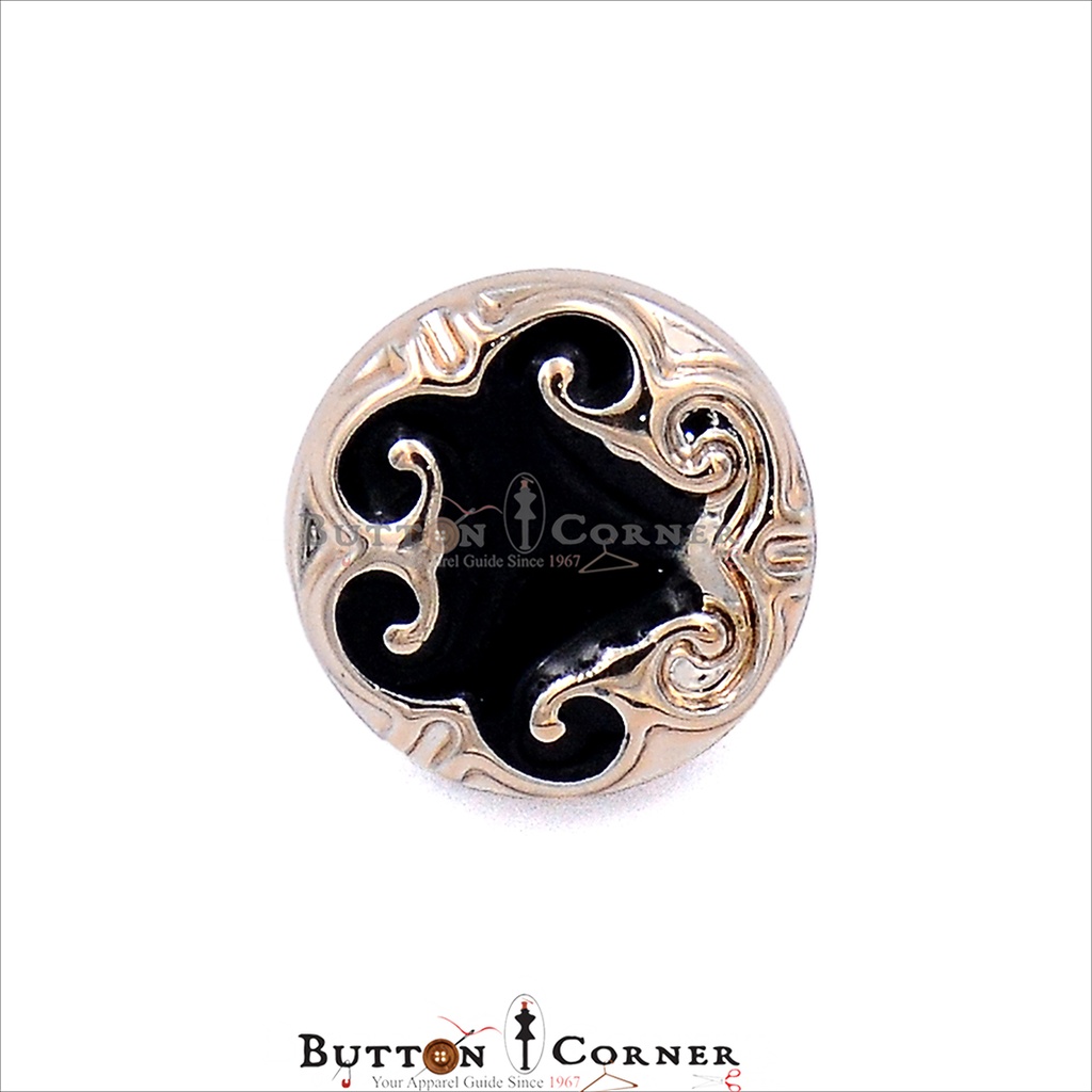 Border Design Shank Button