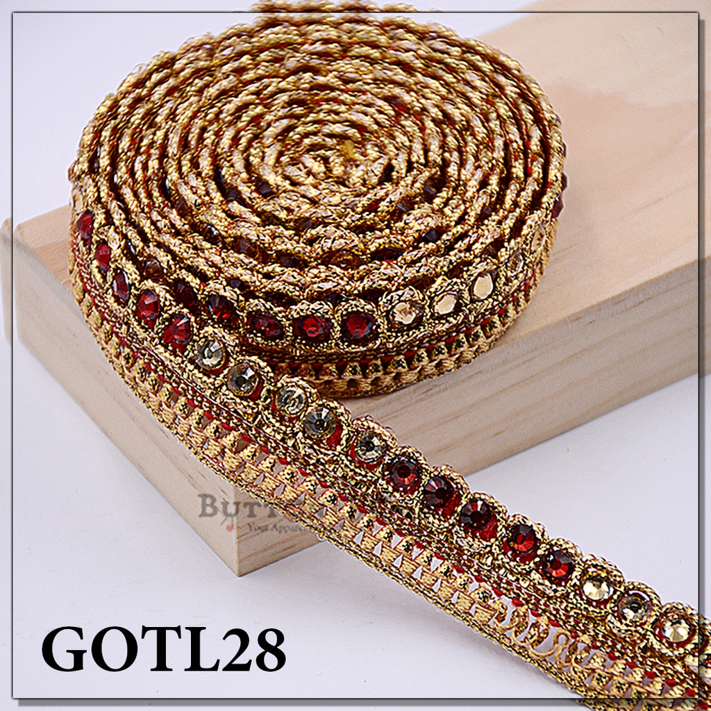 Fancy Gota Stone Lace