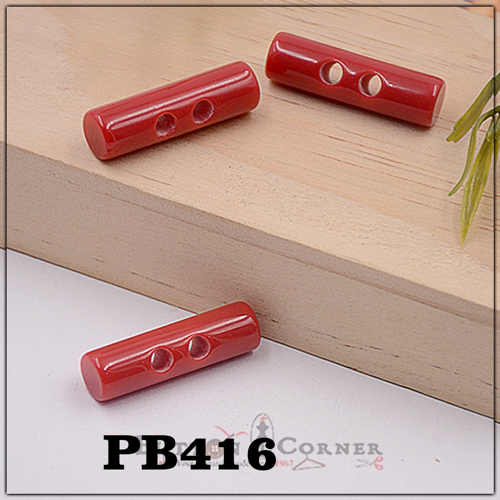 Cylinder Shape 2 Hole Toggle Button