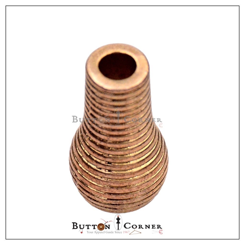 Vase Shape Lining Tassel End Cap