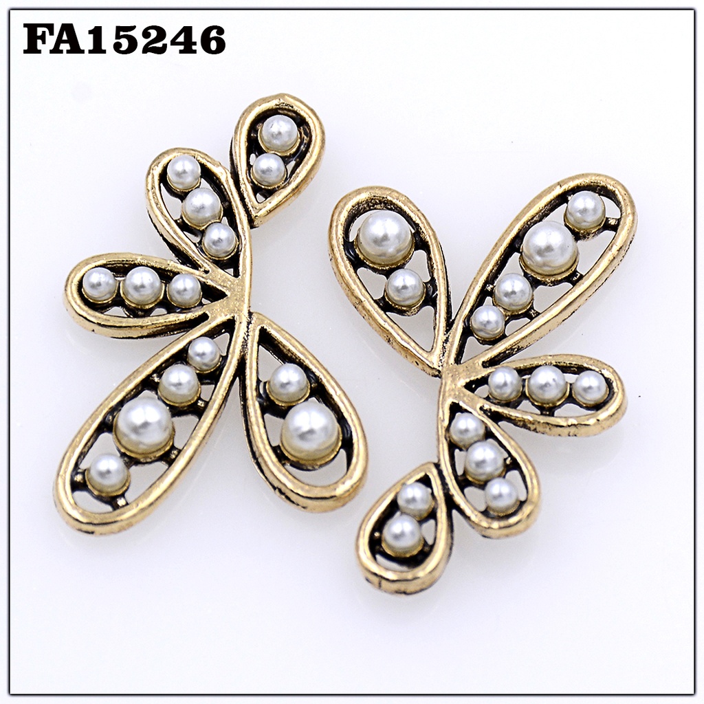 Flower Leaf Shape Pearl Hanging