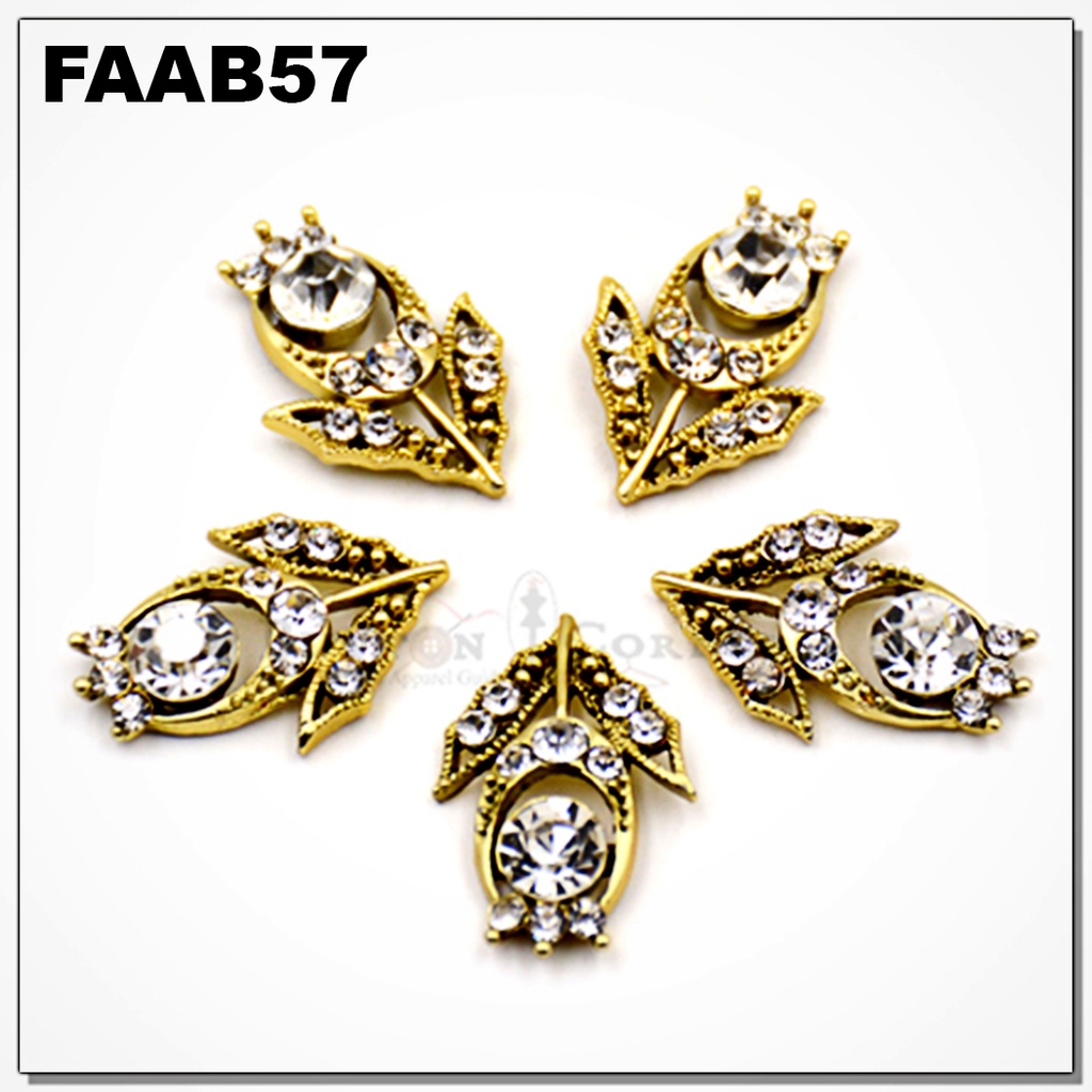 Flower Shape With Crystal Pendant