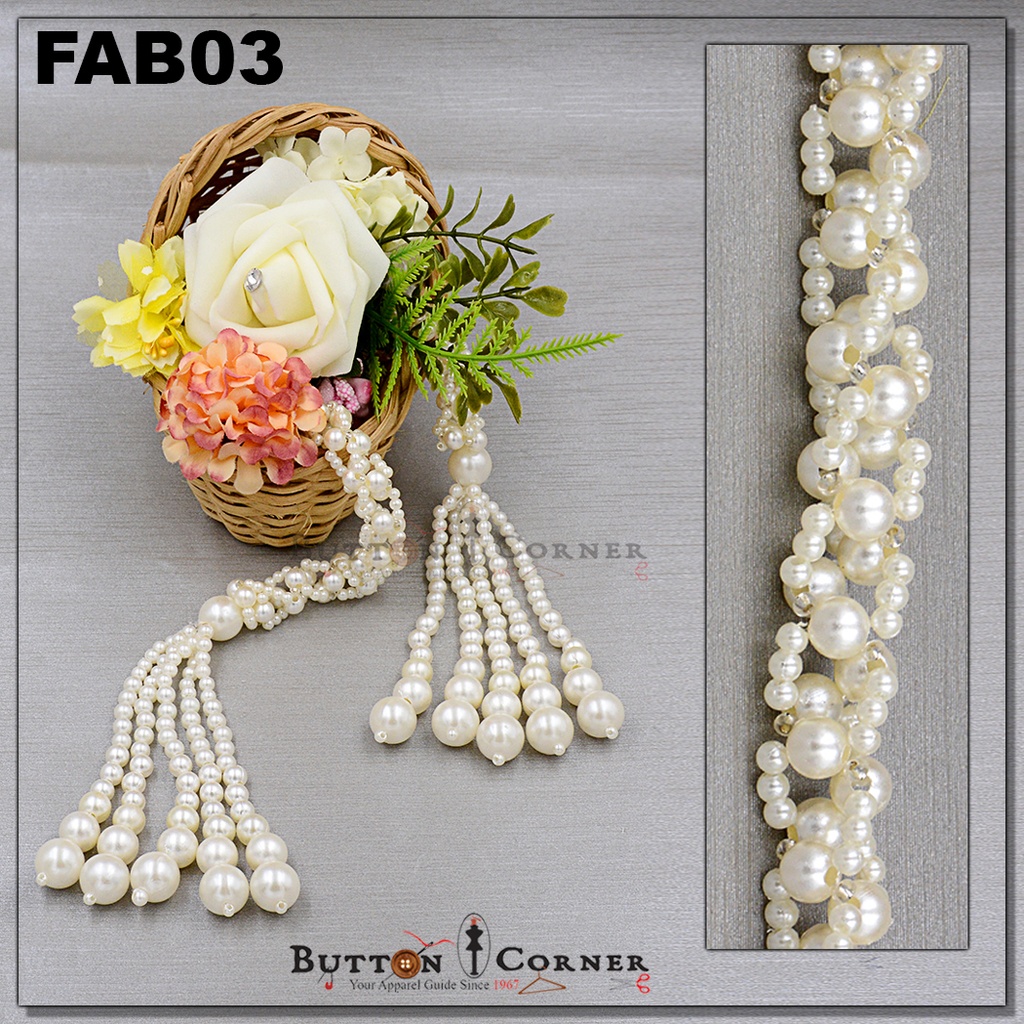 Fancy Belt With Pearl