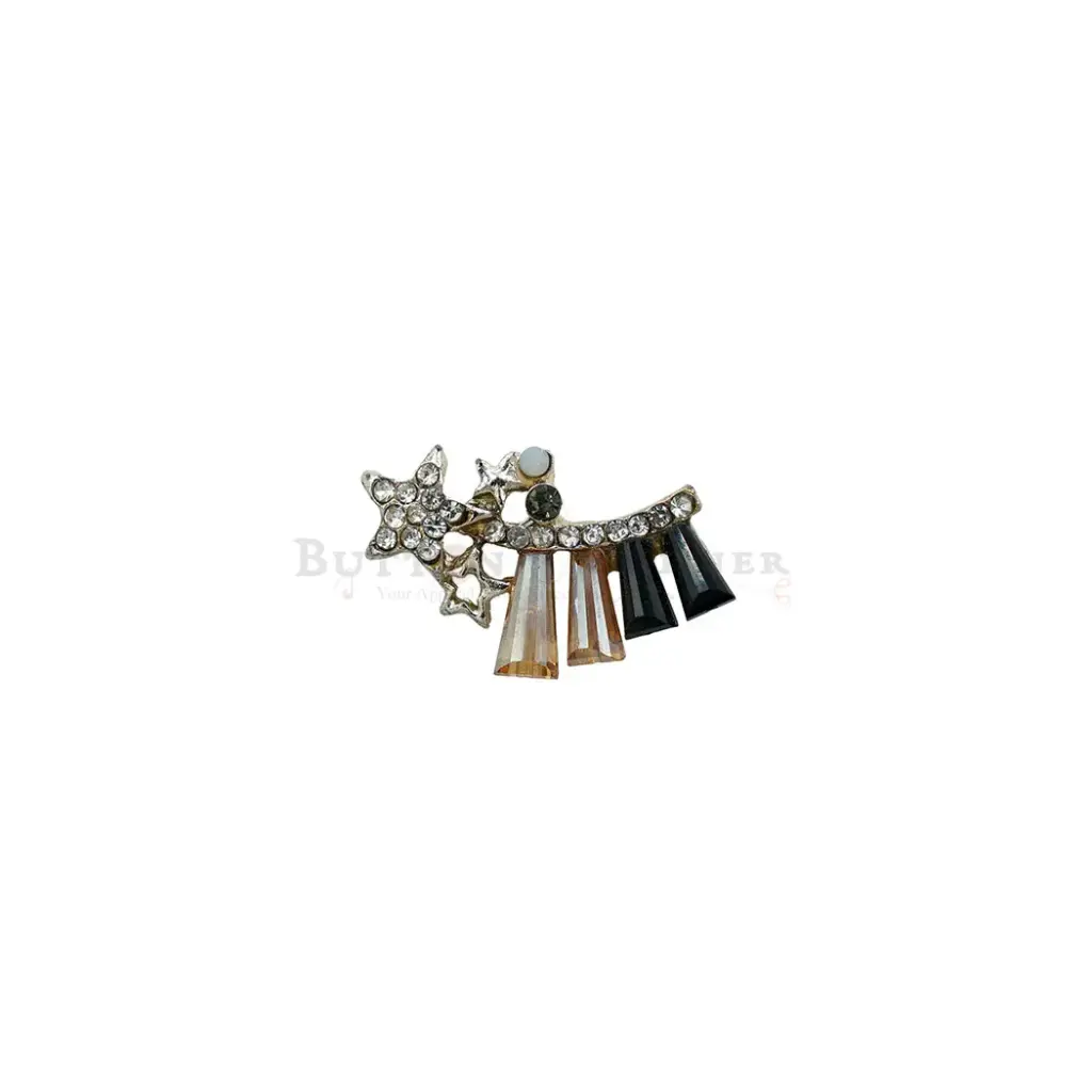 Star Stone & Glass Beads Pendant