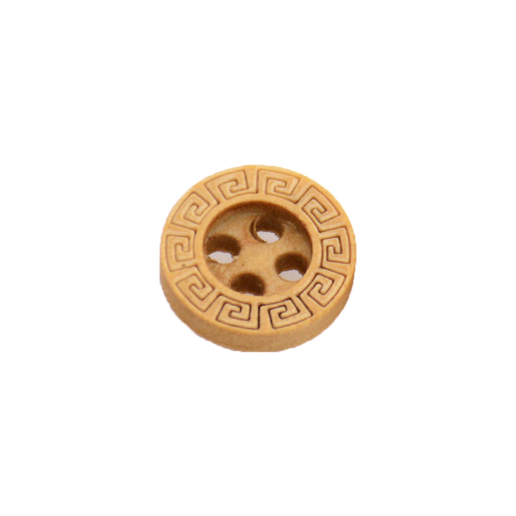 Versace Border 4 Hole Wooden Button