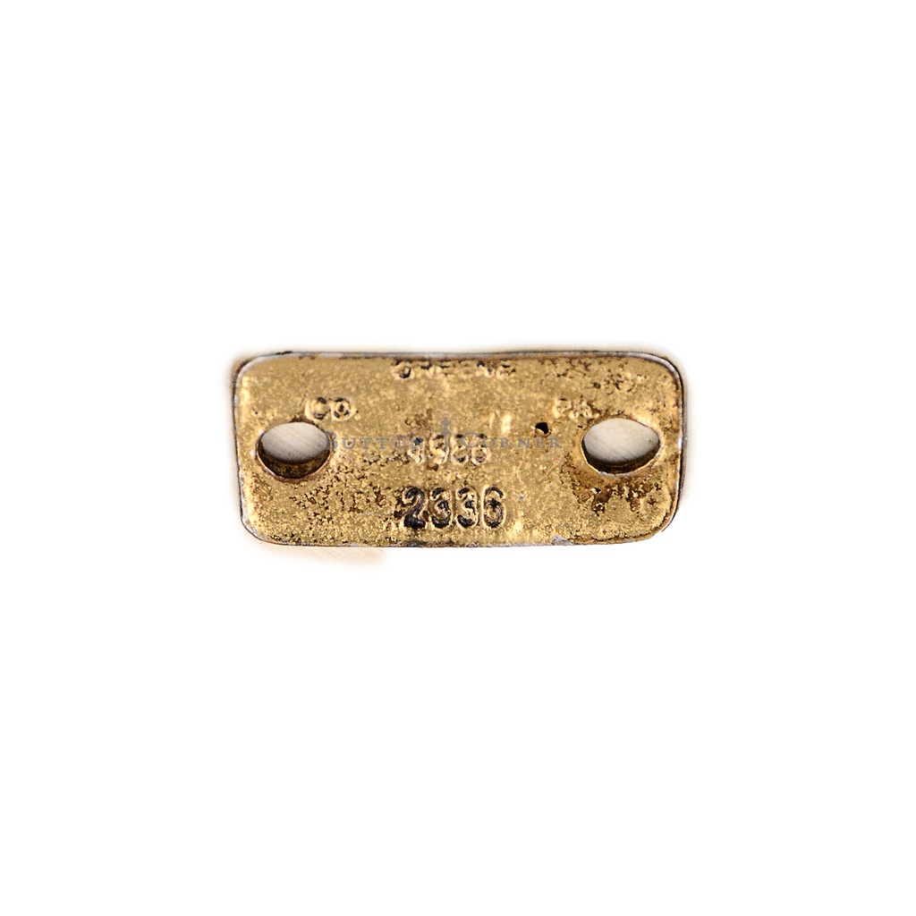 Rustic Stamped Identification Tag Pendant