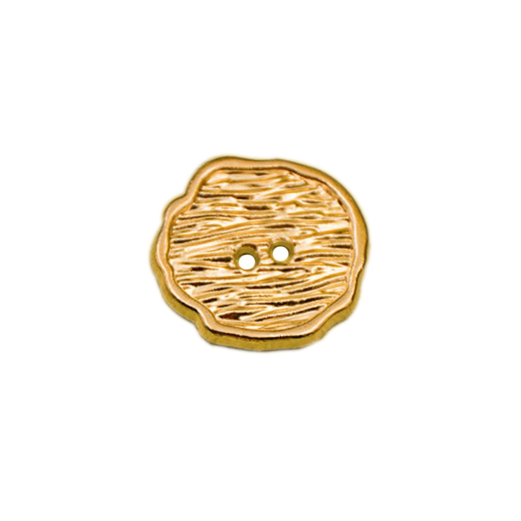 Irregular Design 2 Hole Metal Suiting Button