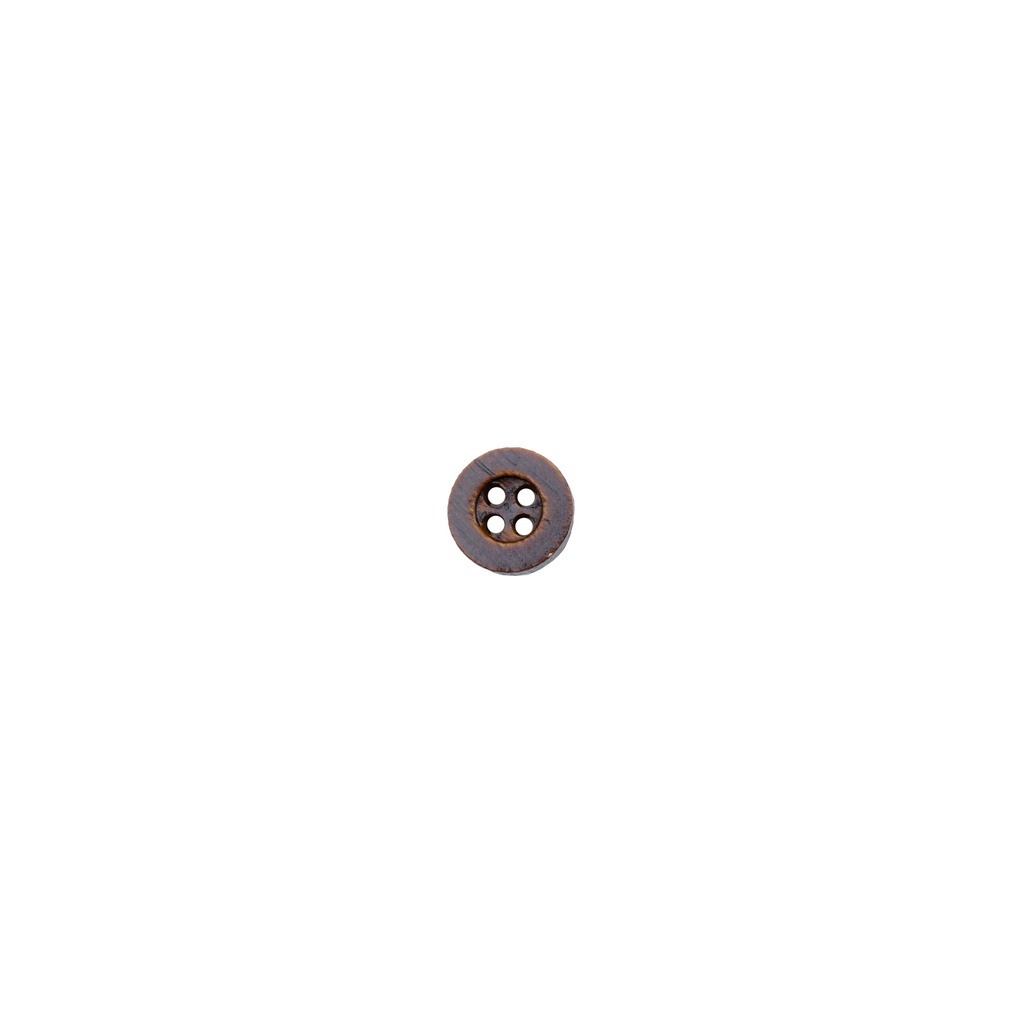 Flat Border 4 Hole Bamboo Button
