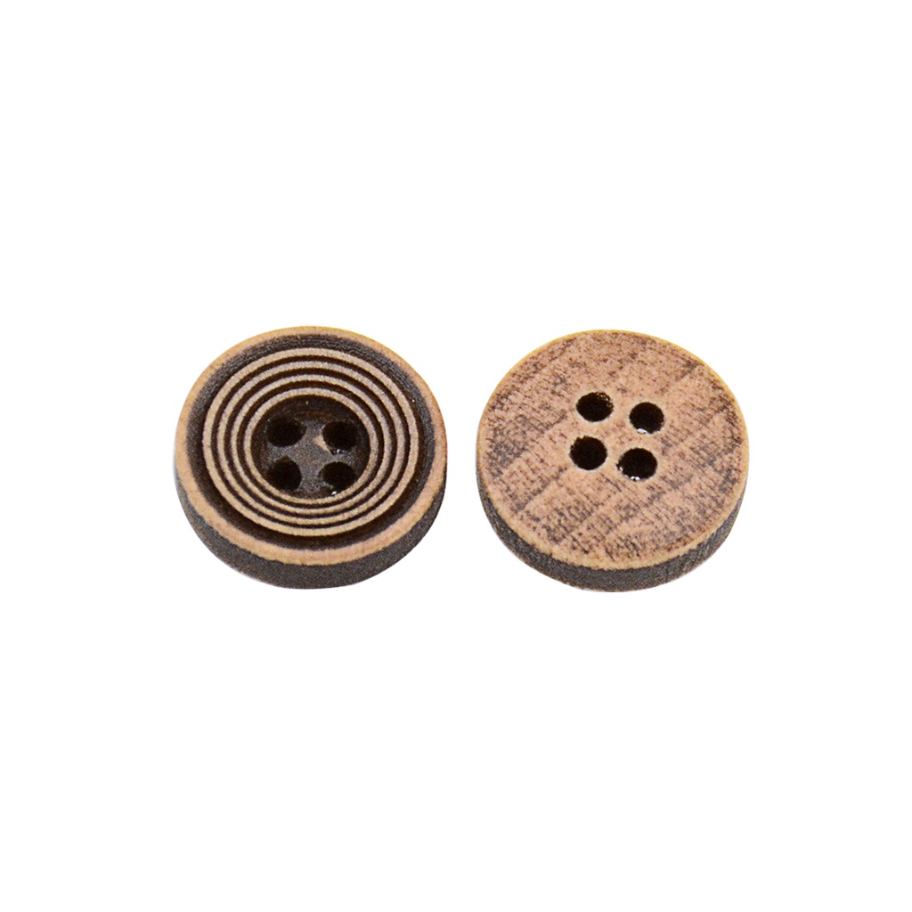 Lining 4 Hole Bamboo Shirt Button