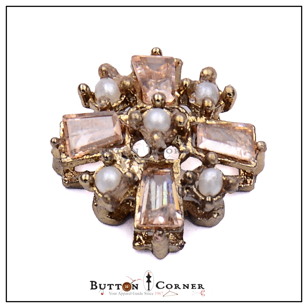 Fancy Kundan Button