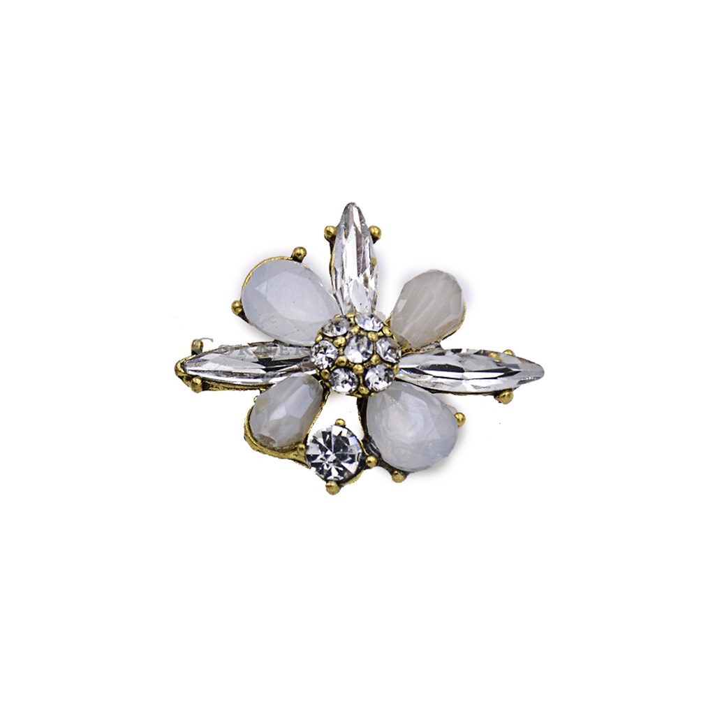 Fancy Crystal Stone Button