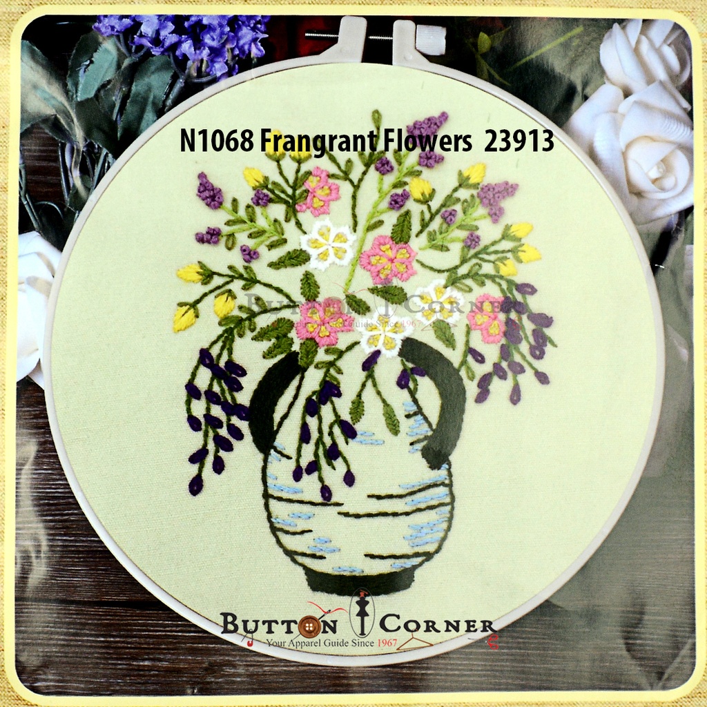 Fragrant Flower Embroidery Kit