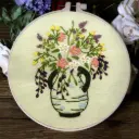 Fragrant Flower Embroidery Kit
